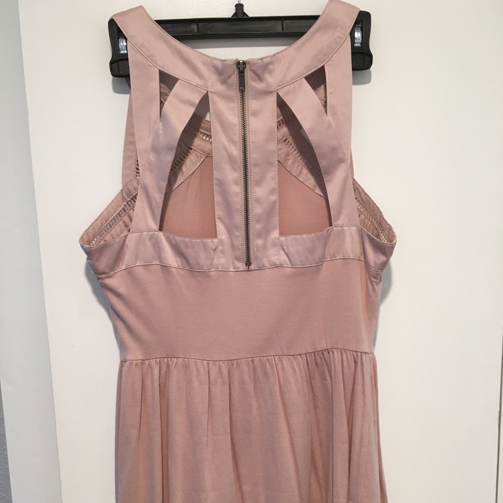 Blush mini dress